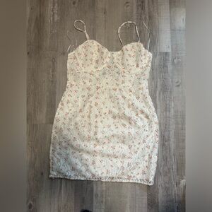 Blue Blush Floral Blouse Size Large Brand New